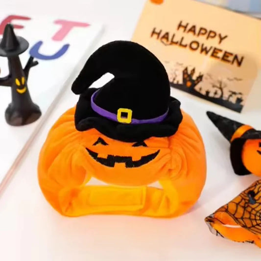 Pumpkin Halloween Pet Hat