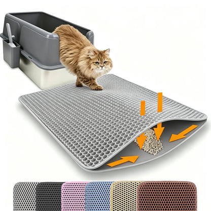 Waterproof Double-Layer Cat Litter Mat