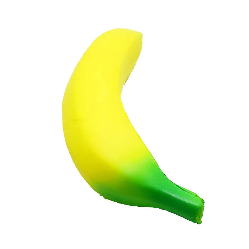 Yellow banana sensory squishy toy