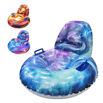 Inflatable Snow Tube for Adults – Cold-Resistant Winter Sled
