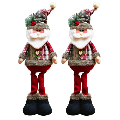 Christmas Santa, Snowman & Reindeer Shelf Sitter