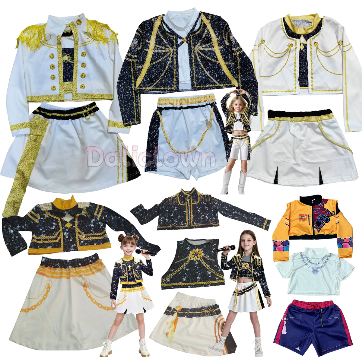 Kids K-Pop Inspired Performance Costume Sets