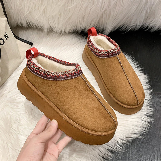 Women’s Warm Ankle Snow Boots – Plush Lined