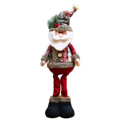Christmas Santa, Snowman & Reindeer Shelf Sitter