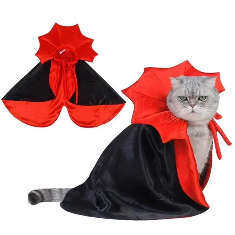 Red Vampire Cloak for Small Dogs & Cats