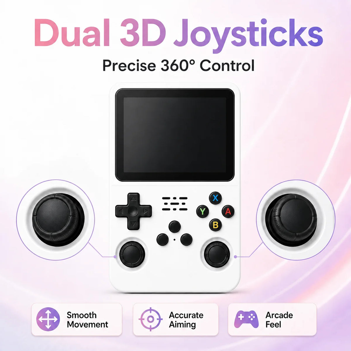 R36S Retro Handheld Game Console – 3.5" IPS, 64GB/128GB