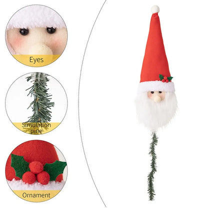 Hugging Santa Christmas Tree Ornament