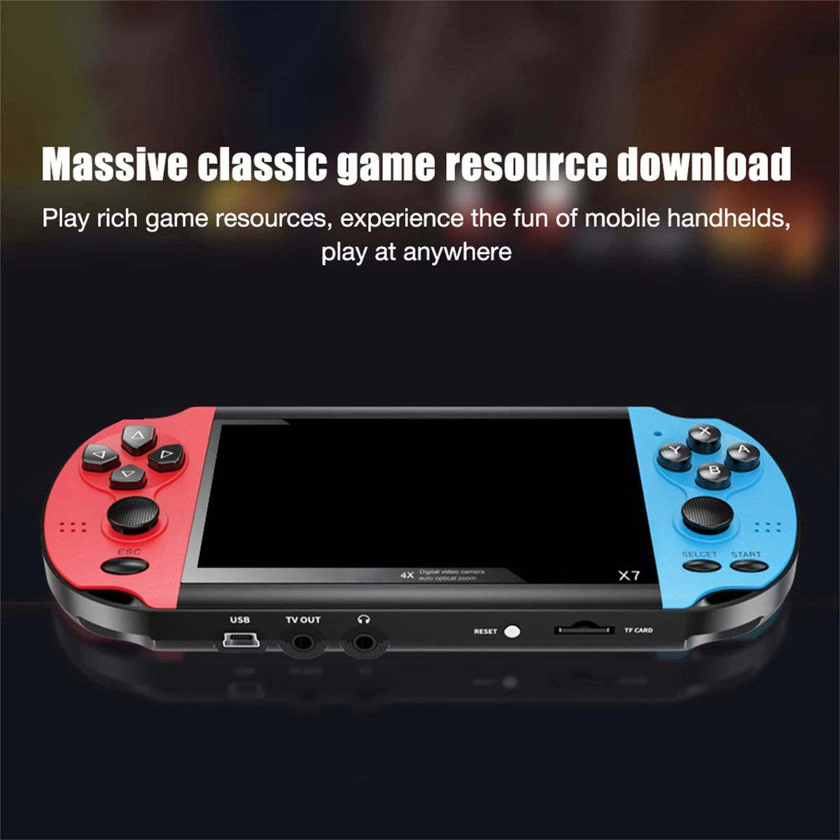 Portable Retro Handheld Game Console – 10,000 Games