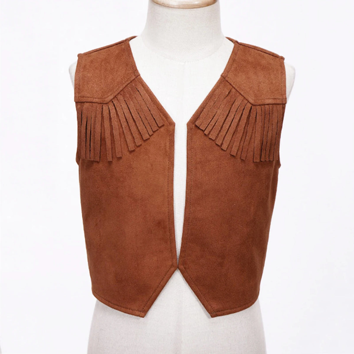 Kids Western Fringe Costume Vest
