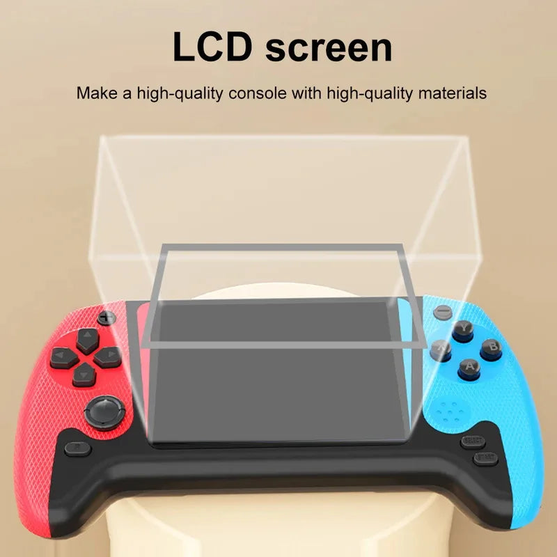 3.5" Retro Game Console – 500 Games, 1200mAh + Controller