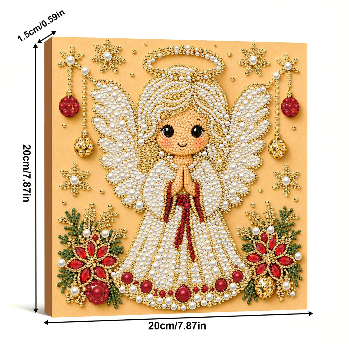 Christmas Diamond Art Kit – 20 × 20 cm