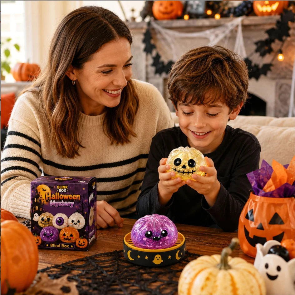 Halloween Ghost Dumpling Squishy – 5.5cm & 10cm