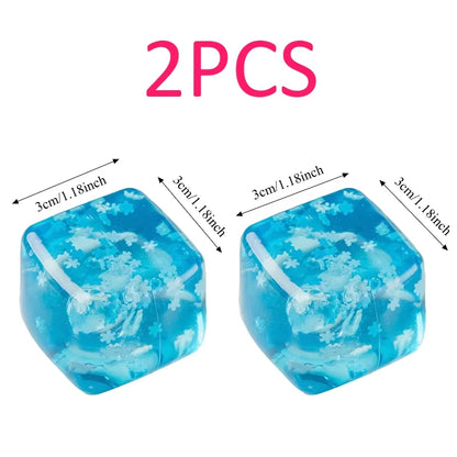 Snowflake Ice Cube Squishy – Slow-Rising Sensory Fidget