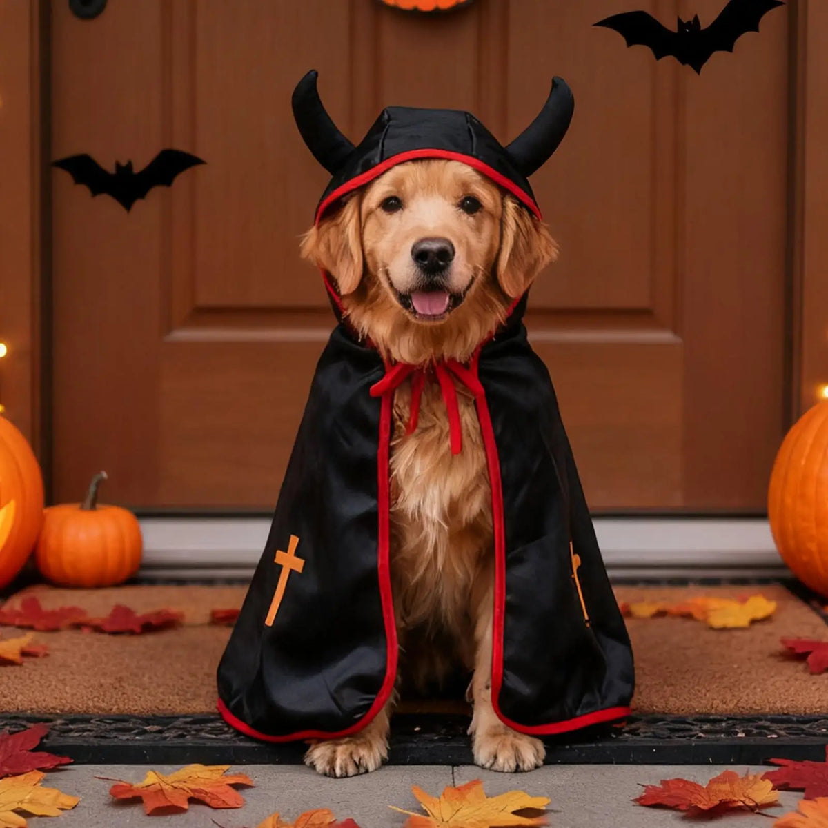 Black Halloween Pet Cloak – Dogs