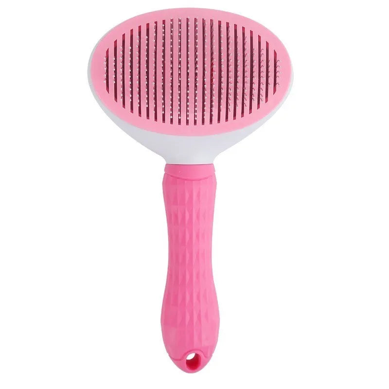 Self-Cleaning Pet Grooming Brush for Dogs & Cats