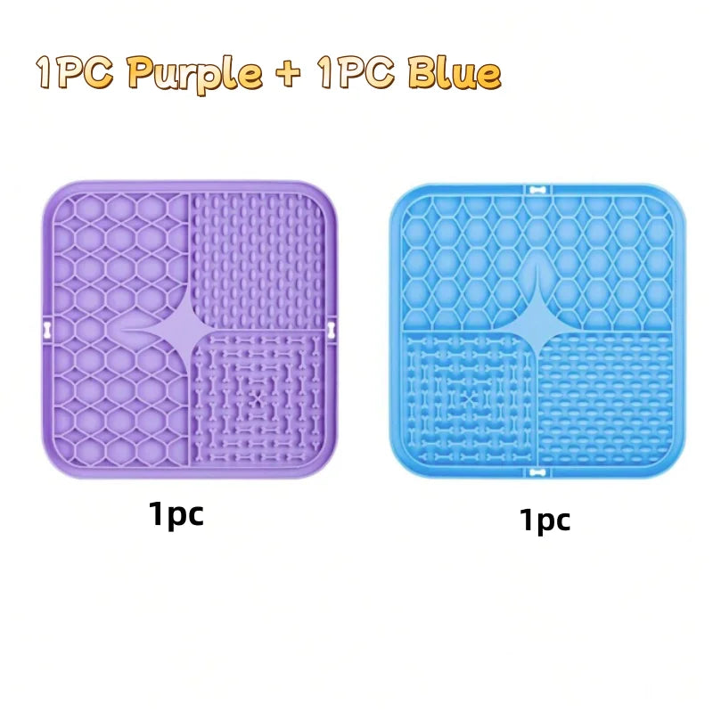 Dog Lick Mat & Slow Feeder – Bath Distraction Mat