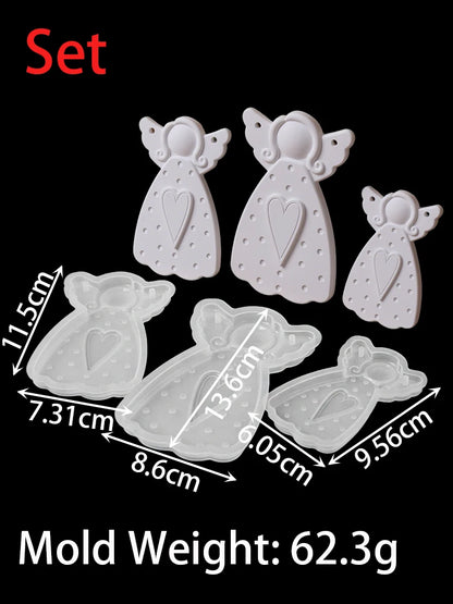 Christmas Angel Silicone Ornament Mold