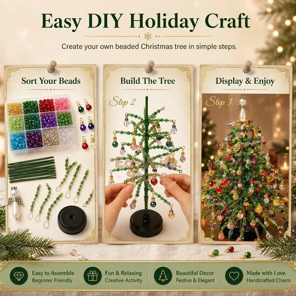 DIY Beaded Christmas Tree Kit