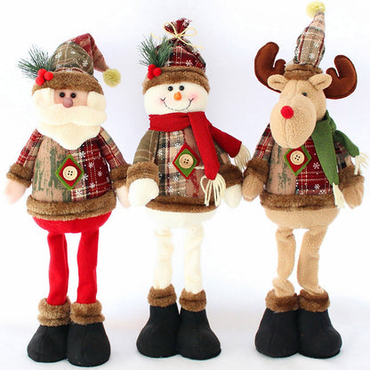 Christmas Santa, Snowman & Reindeer Shelf Sitter