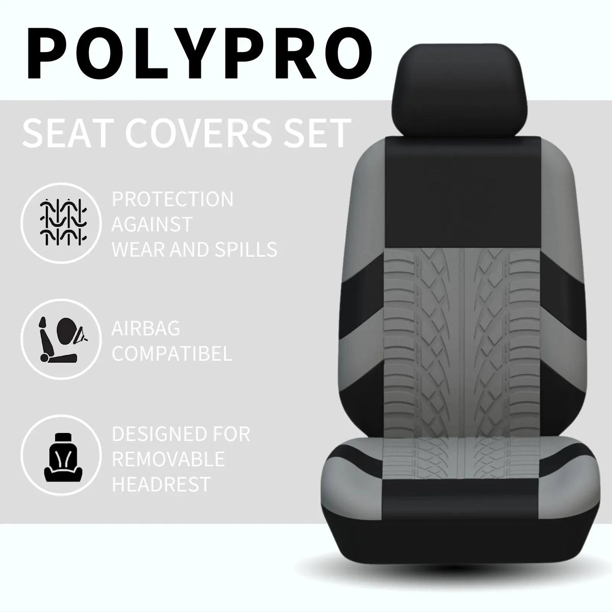 Universal Cloth Car Seat Cover Set