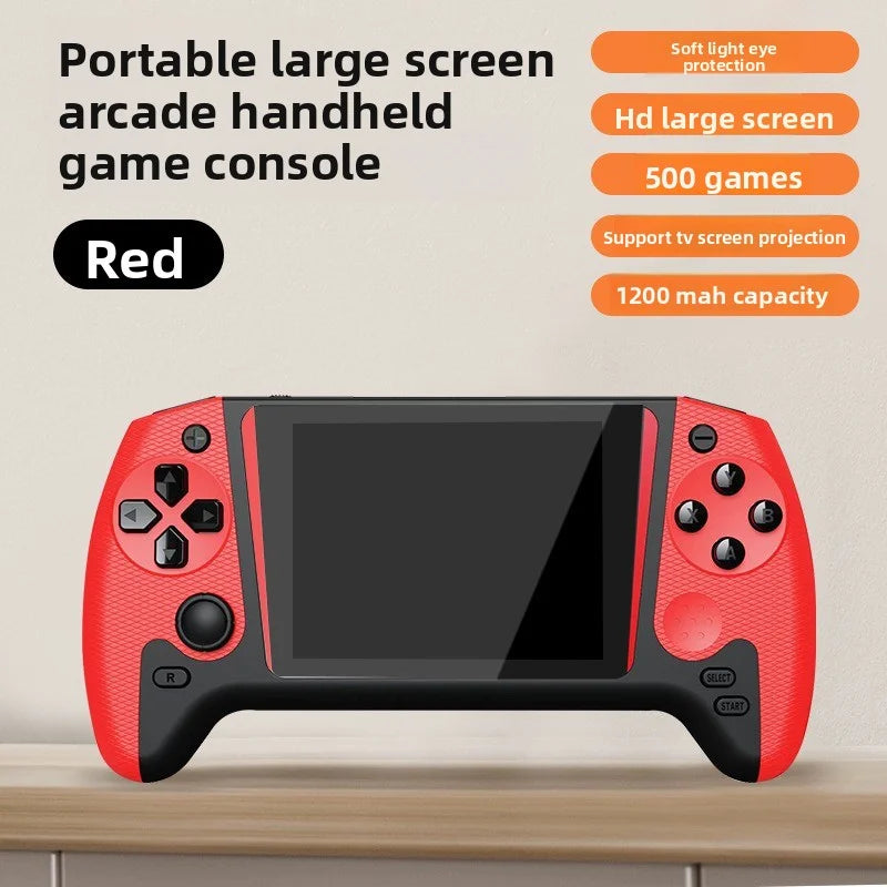 3.5" Retro Game Console – 500 Games, 1/2-Player Options