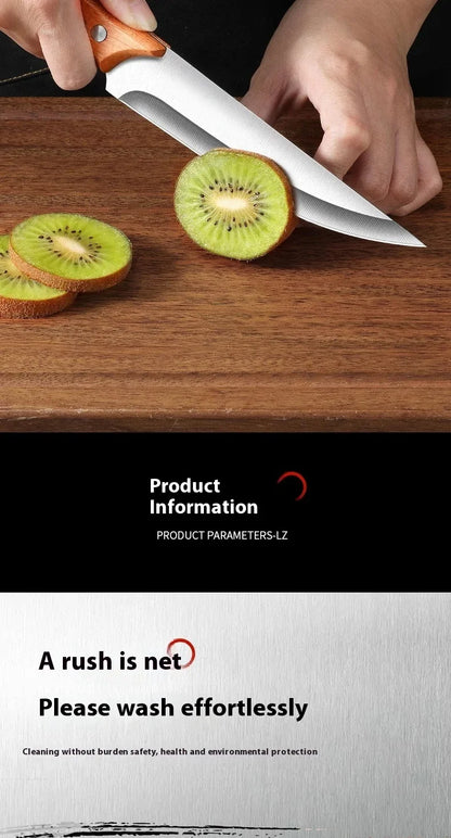 Stainless Steel Fillet & Boning Knife with Wood Handle
