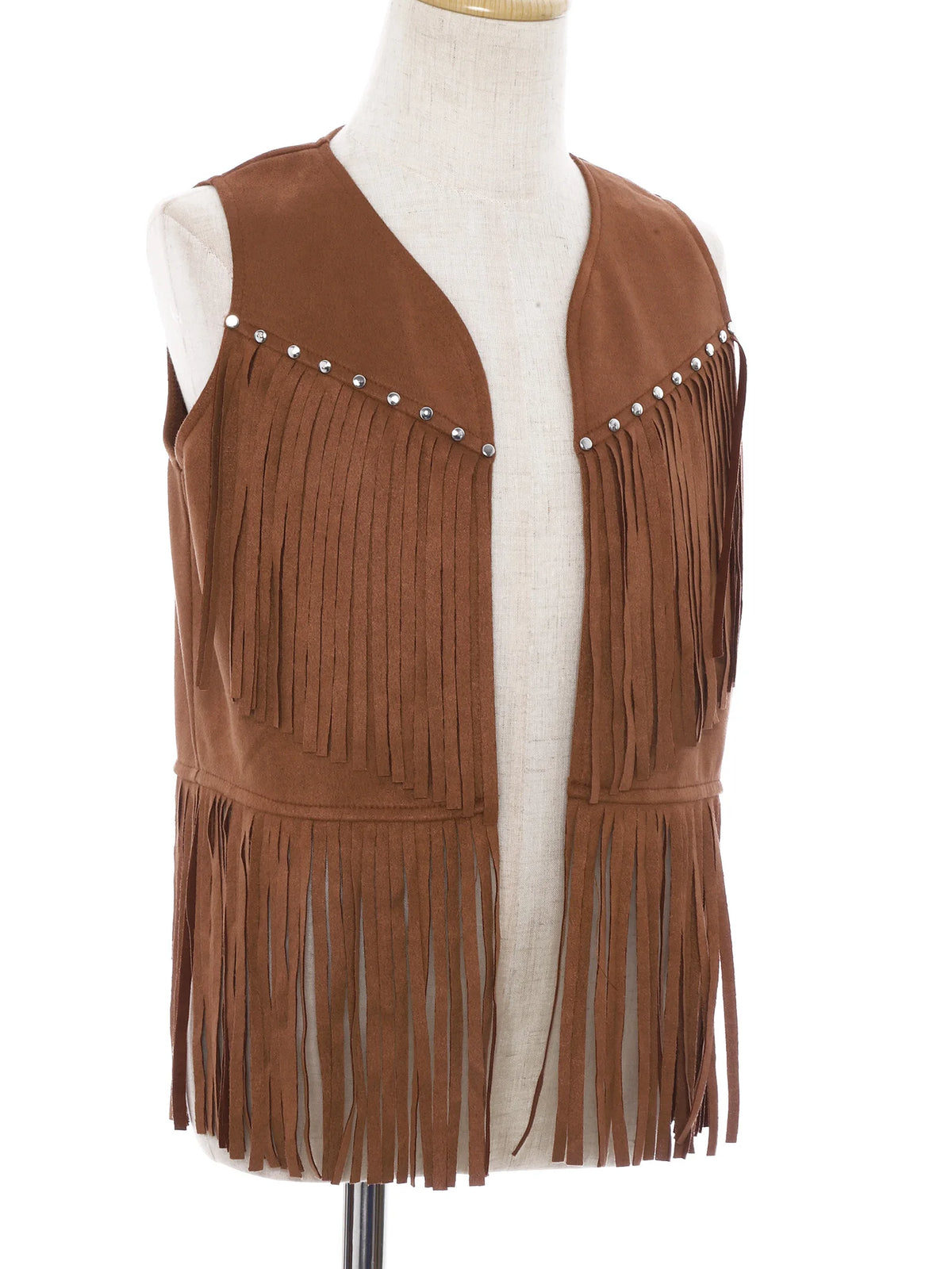 Kids Western Fringe Costume Vest