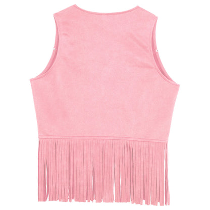 Kids Western Fringe Costume Vest