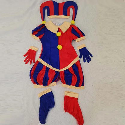 Pomni Circus Cosplay Costume Set – Kids & Adults