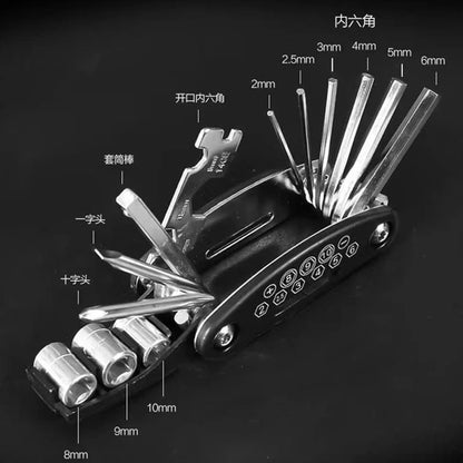 16-in-1 Rotating Socket Wrench Set