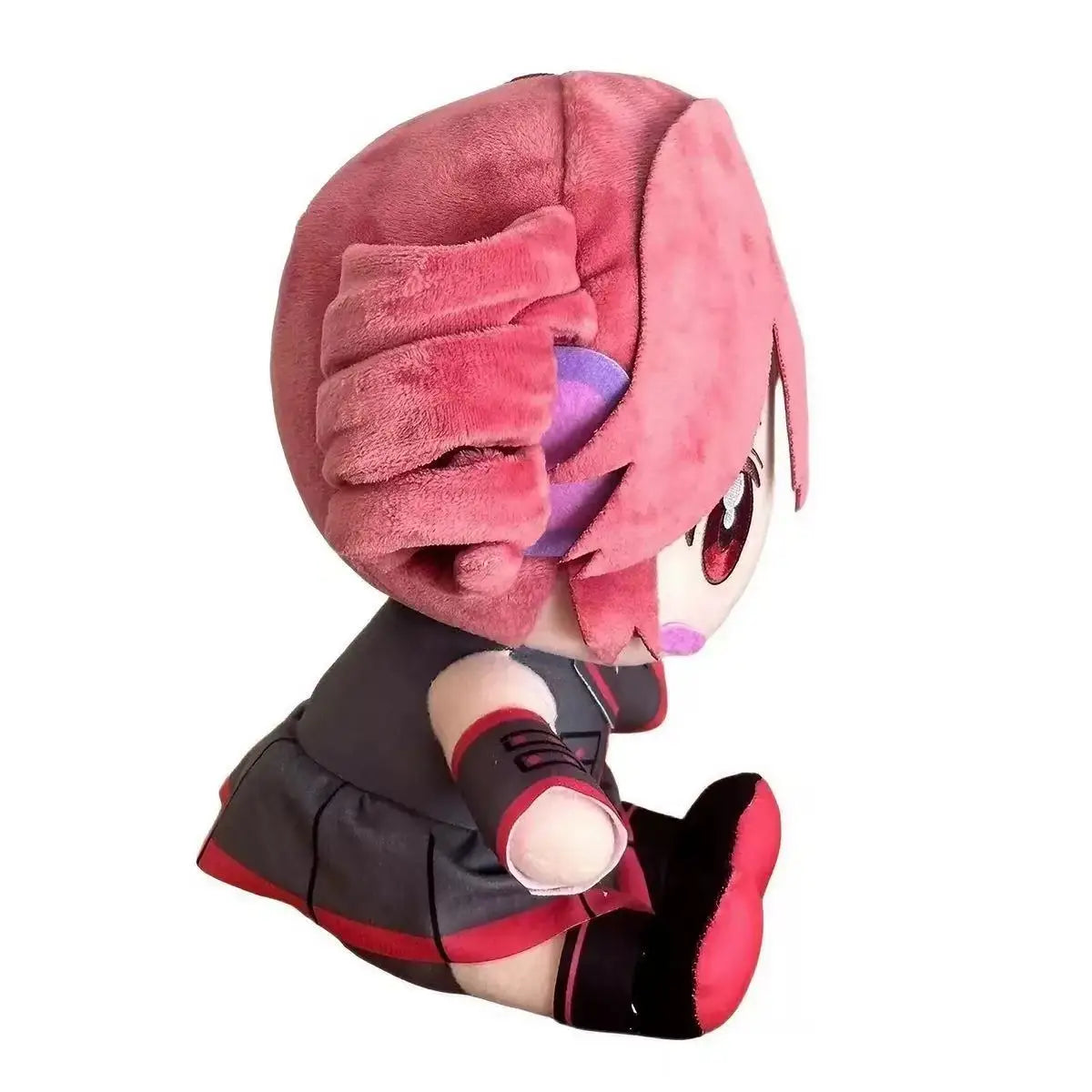 Anime-Inspired Red-Haired Plush Doll