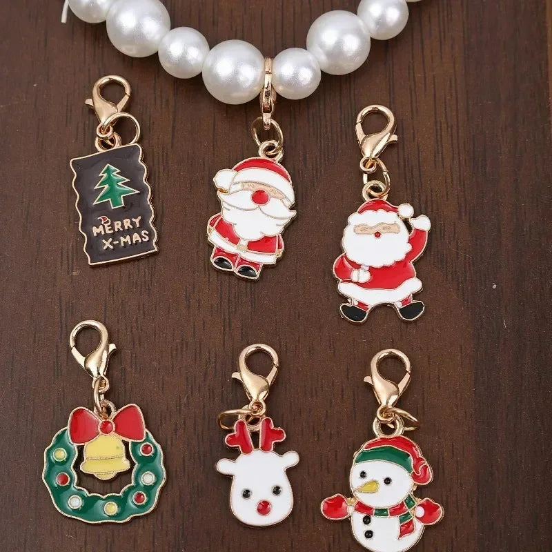 Christmas Theme Charm & Keychain Mix