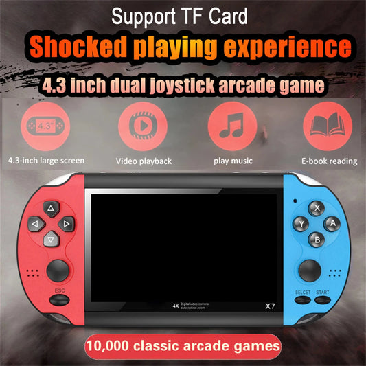 Portable Retro Handheld Game Console – 10,000 Games