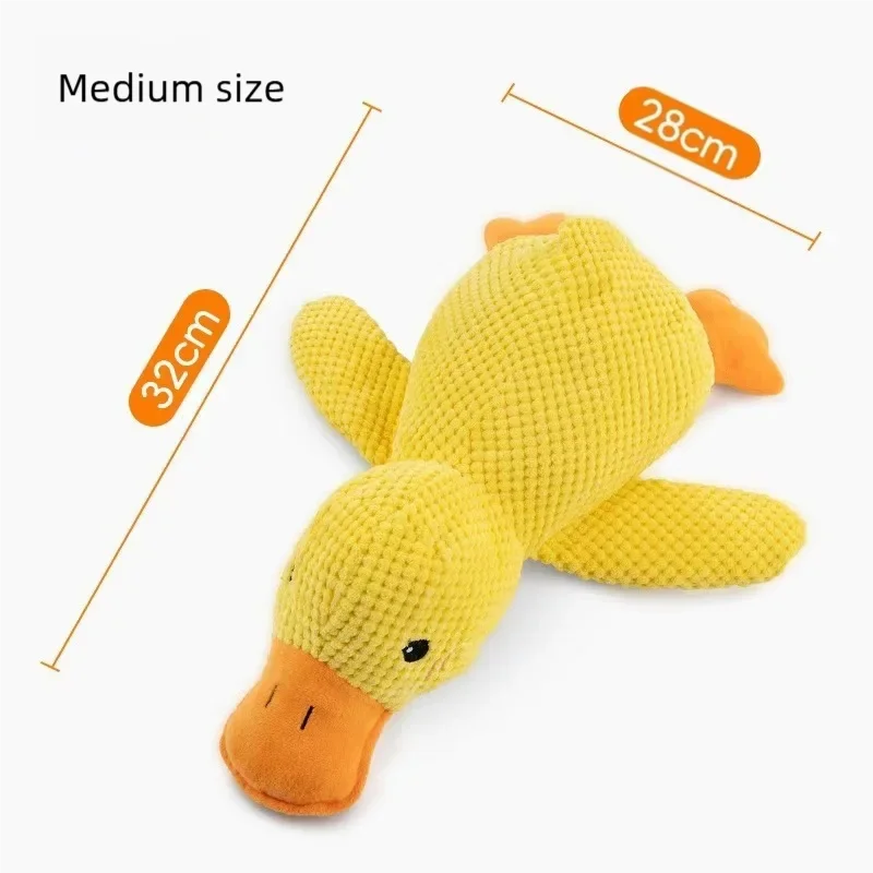 Calming Duck Squeaky Plush Dog Toy