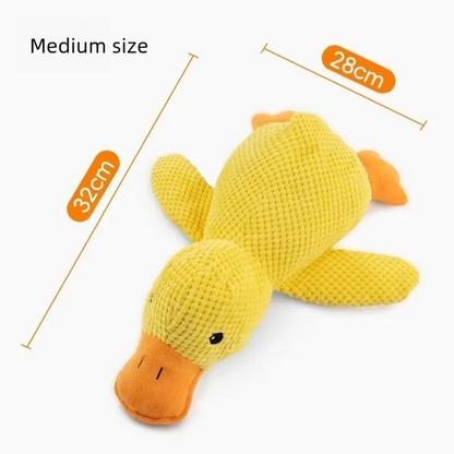 Calming Duck Squeaky Plush Dog Toy