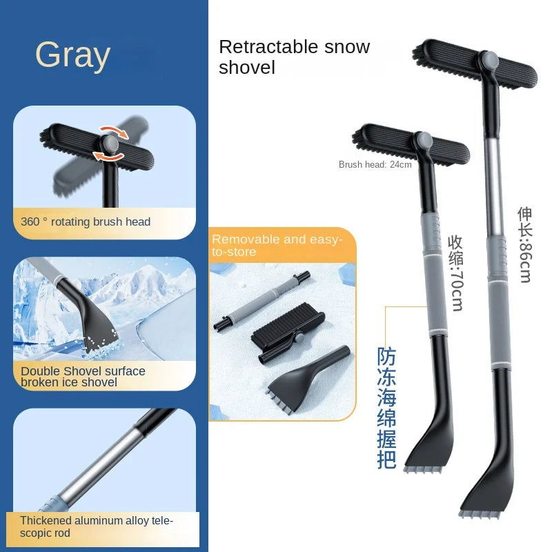 Car Snow Brush & Ice Scraper – Windshield Winter Tool