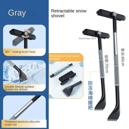 Car Snow Brush & Ice Scraper – Windshield Winter Tool