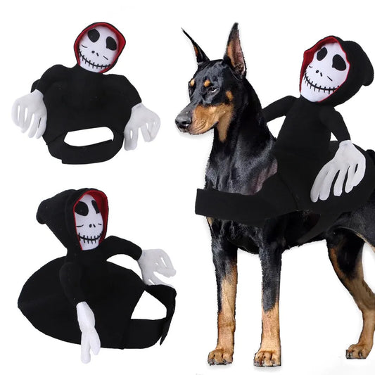 Scary Doll Rider Pet Costume – S to XL