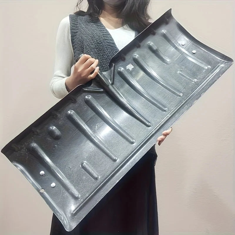 Metal Snow Shovel with Wheels