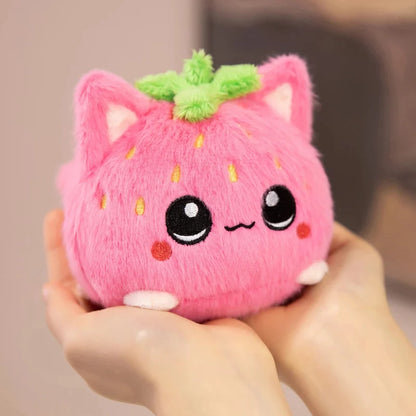 Kawaii Strawberry Cat Plushie