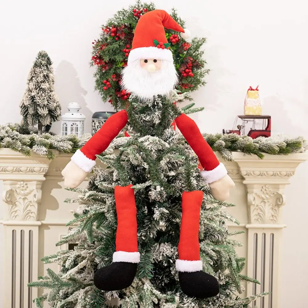 Hugging Santa Christmas Tree Ornament