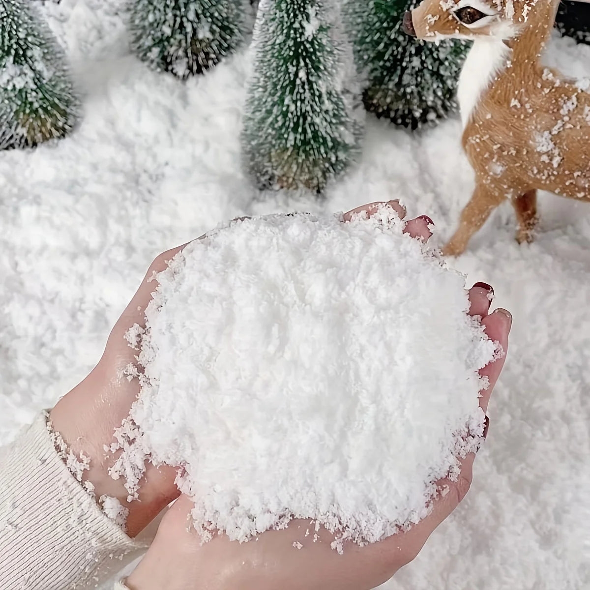 Artificial Snow Flakes for Christmas Decor & Crafts