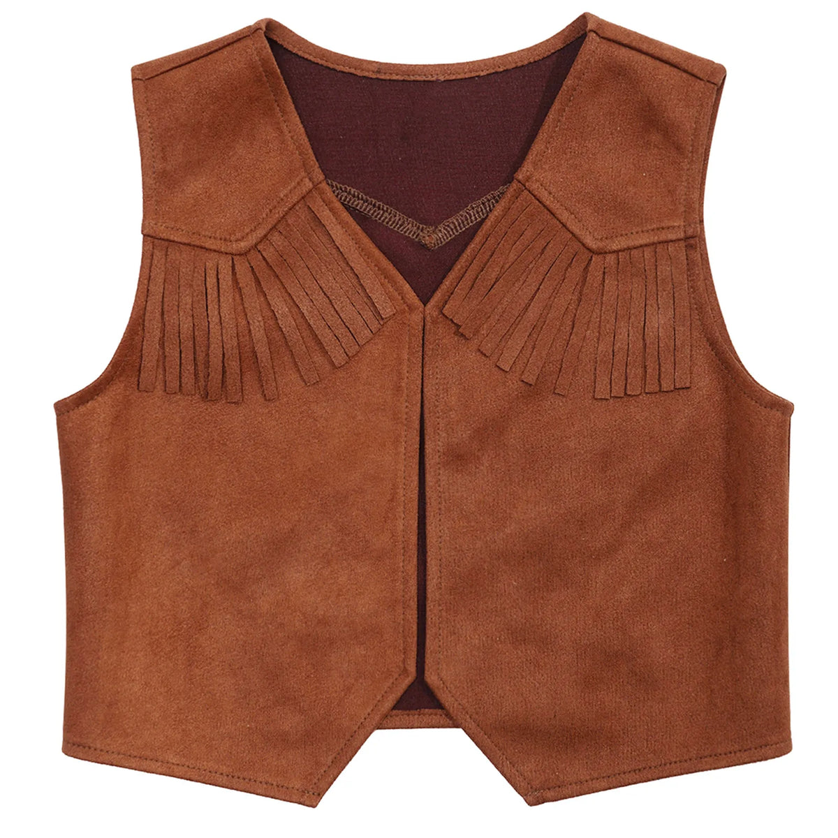 Kids Western Fringe Costume Vest