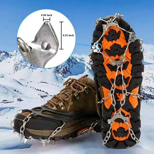 8-Spike Ice Grippers for Shoes – Snow & Ice Cleats