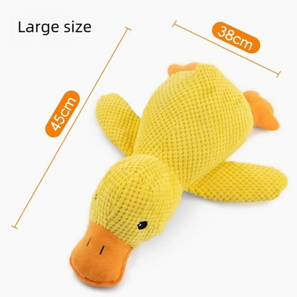 Calming Duck Squeaky Plush Dog Toy
