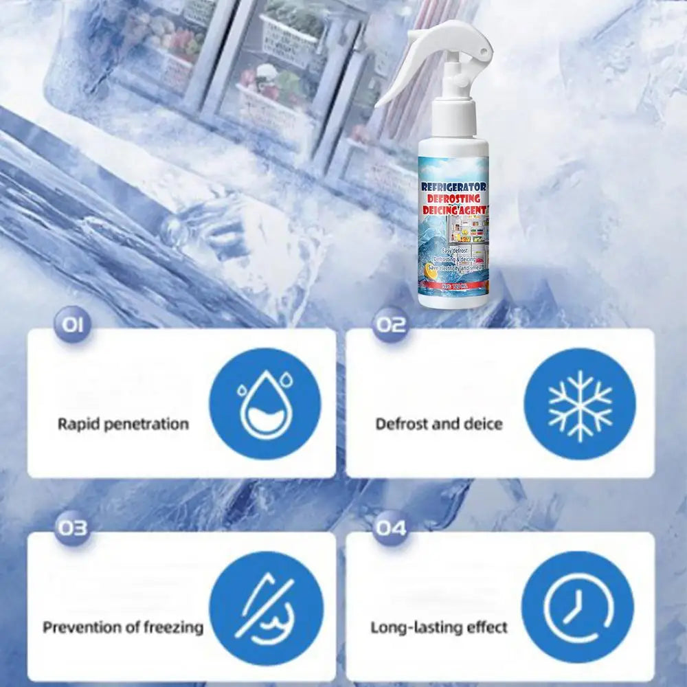 Freezer Frost & Ice Removal Spray with Scraper