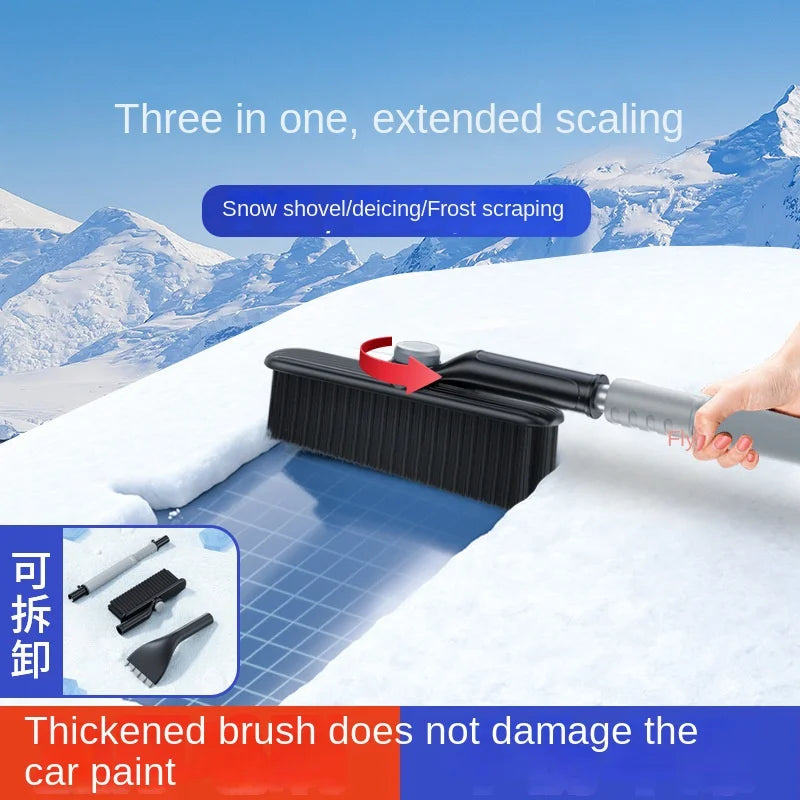Car Snow Brush & Ice Scraper – Windshield Winter Tool