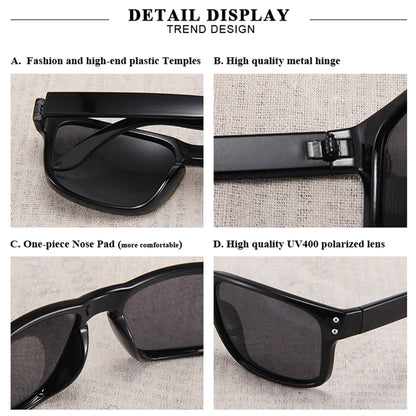 Square Polarized Sunglasses – UV400